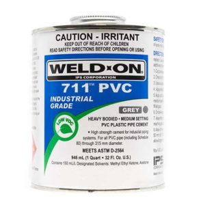 Weld On 711 UPVC Solvent Cement