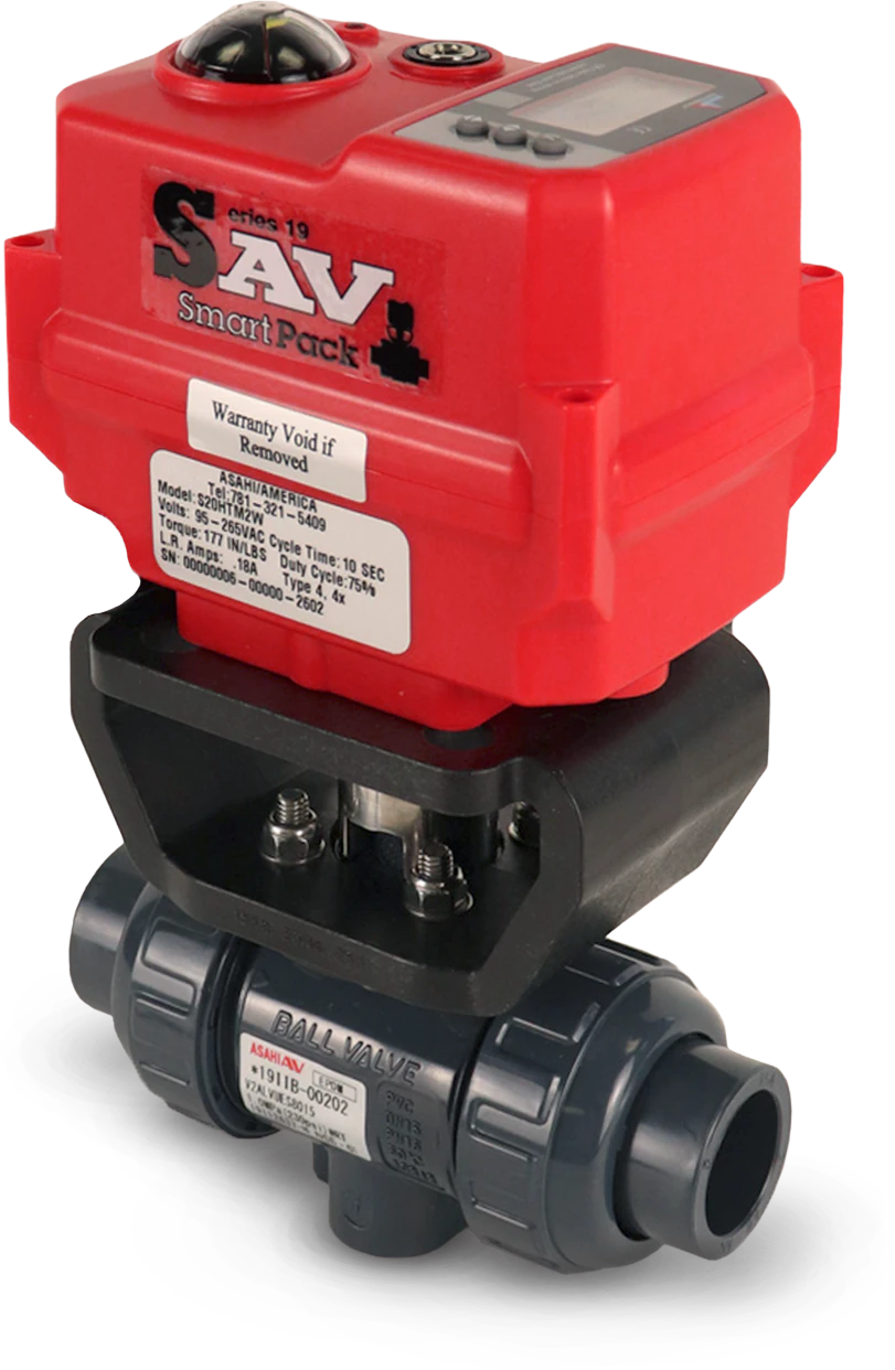 Asahi Series 19 Electric Actuated Valve (Asahi Type 21 Ball Valve)