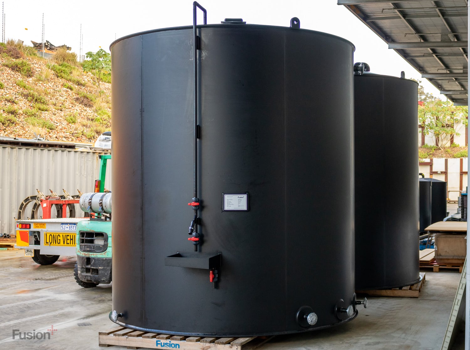 Sodium Aluminate HDPE Fabricated Chemical Storage Tank