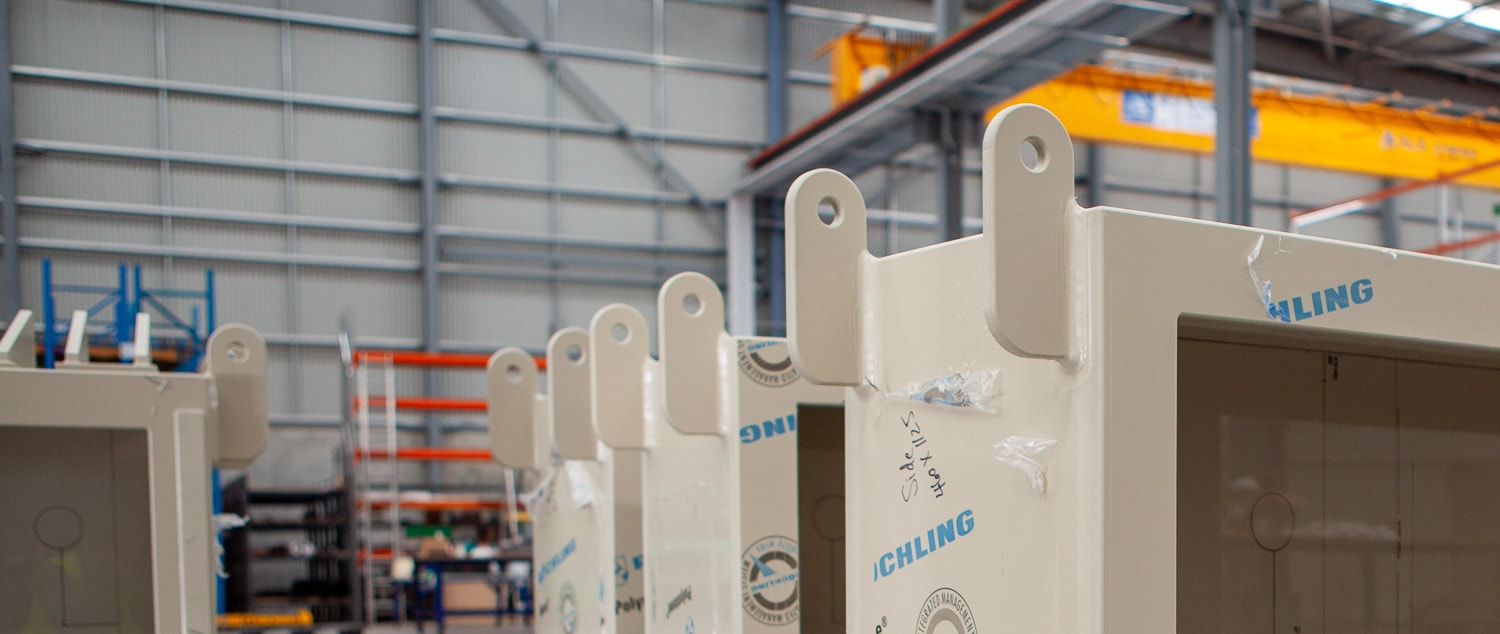 Lifting Lugs on a PP Dosing Panel