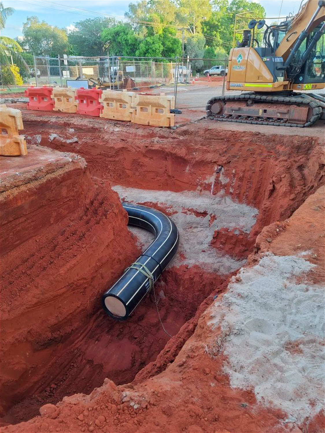 Sewer HDPE pipeline in Broome